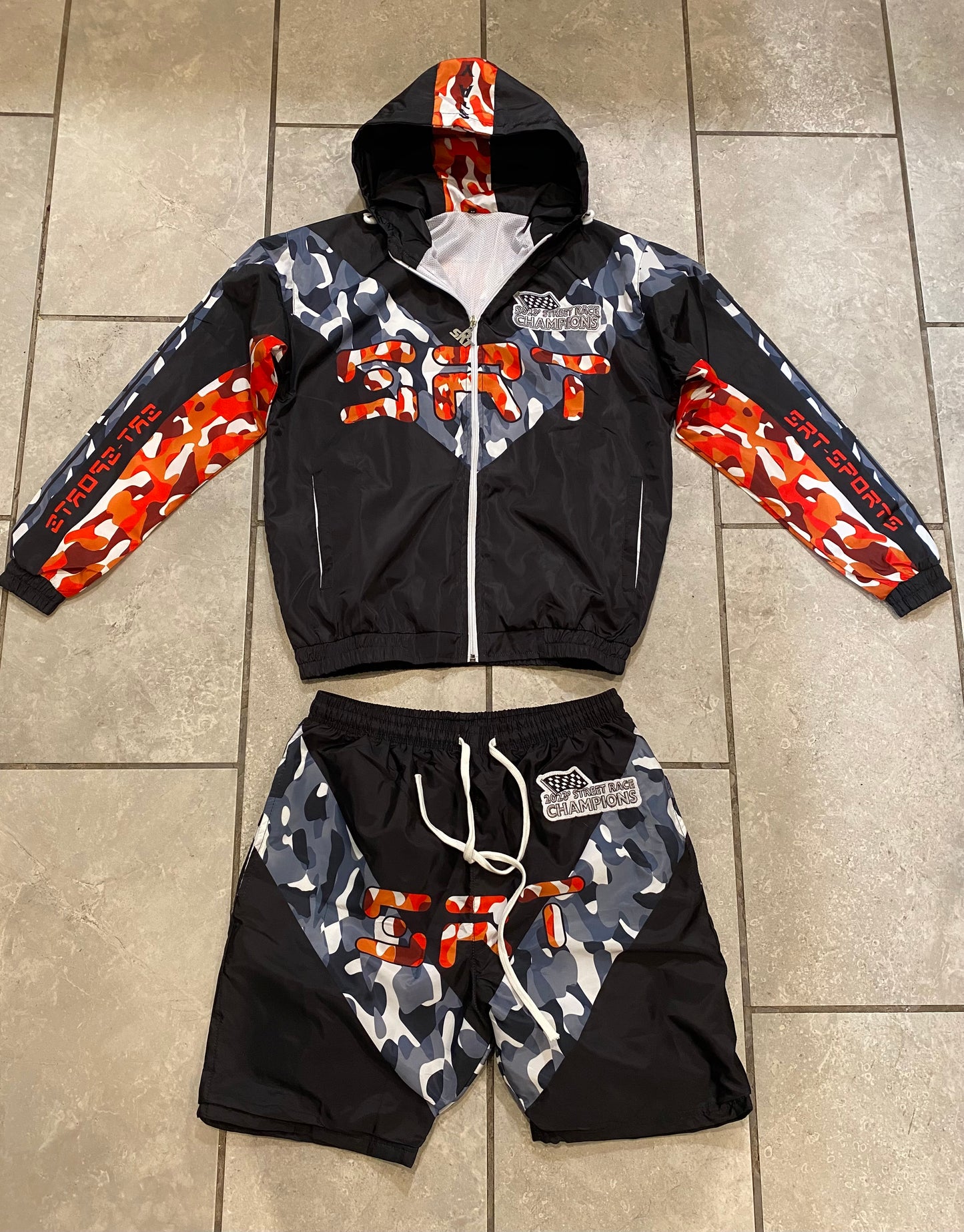 SRT - SPORTS “ CITRIS ORANGE CAMO “ TRACKSET